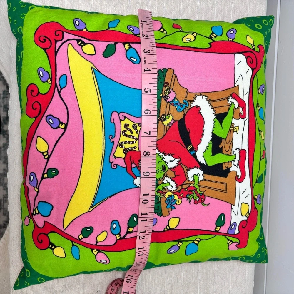 Grinch‎ Decor The Grinch Christmas Pillow Cushion